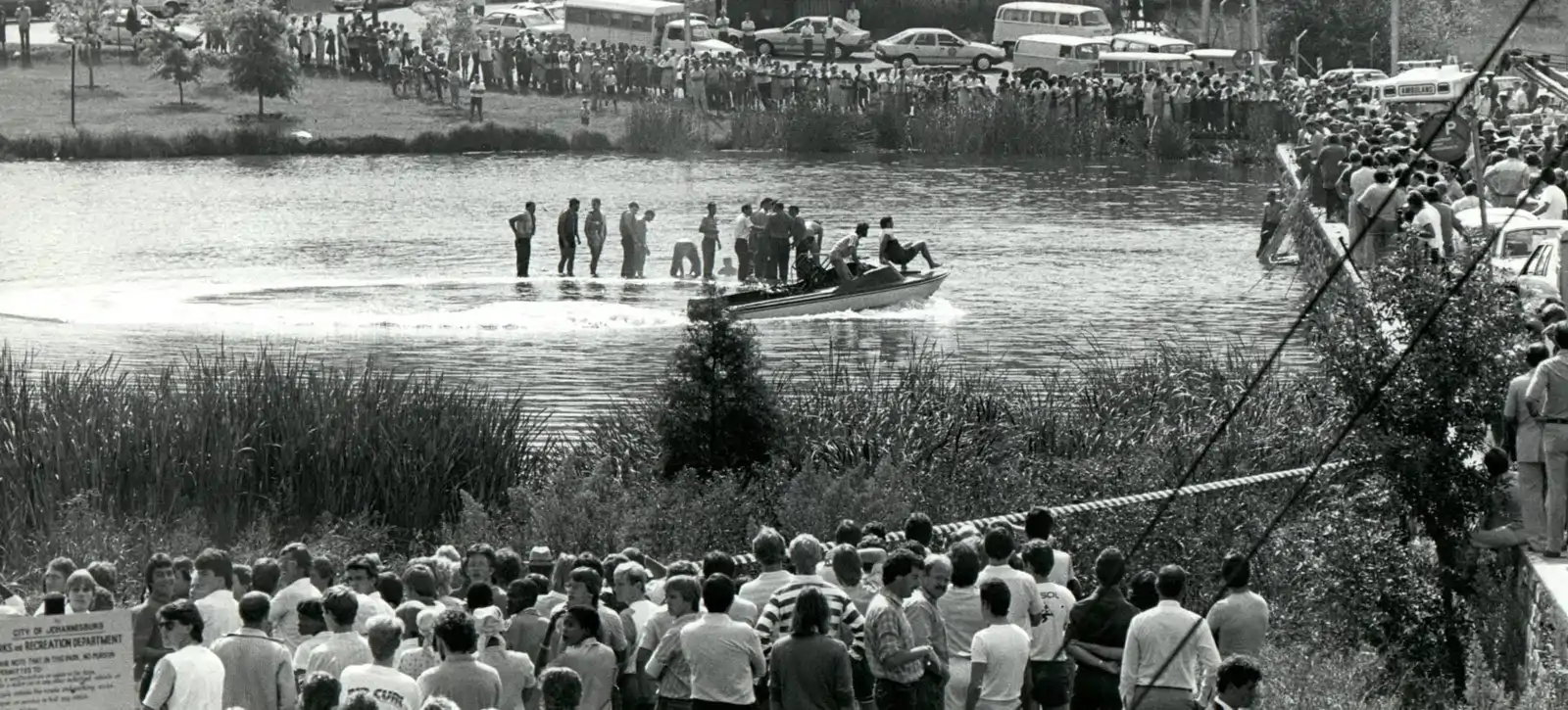 Additional black and white historical imagery of the Westdene disaster